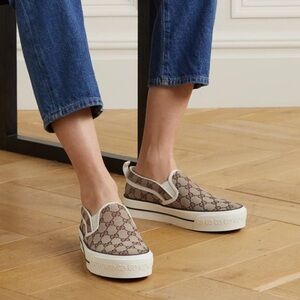 Gucci womens Tennis 1977 Slip-On